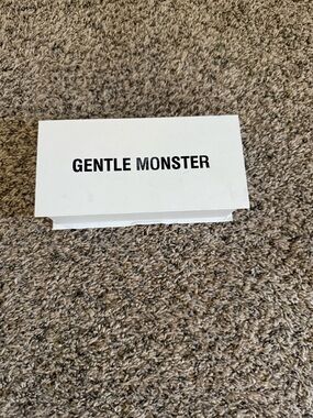 GENTLE MONSTER White Box with Black Logo